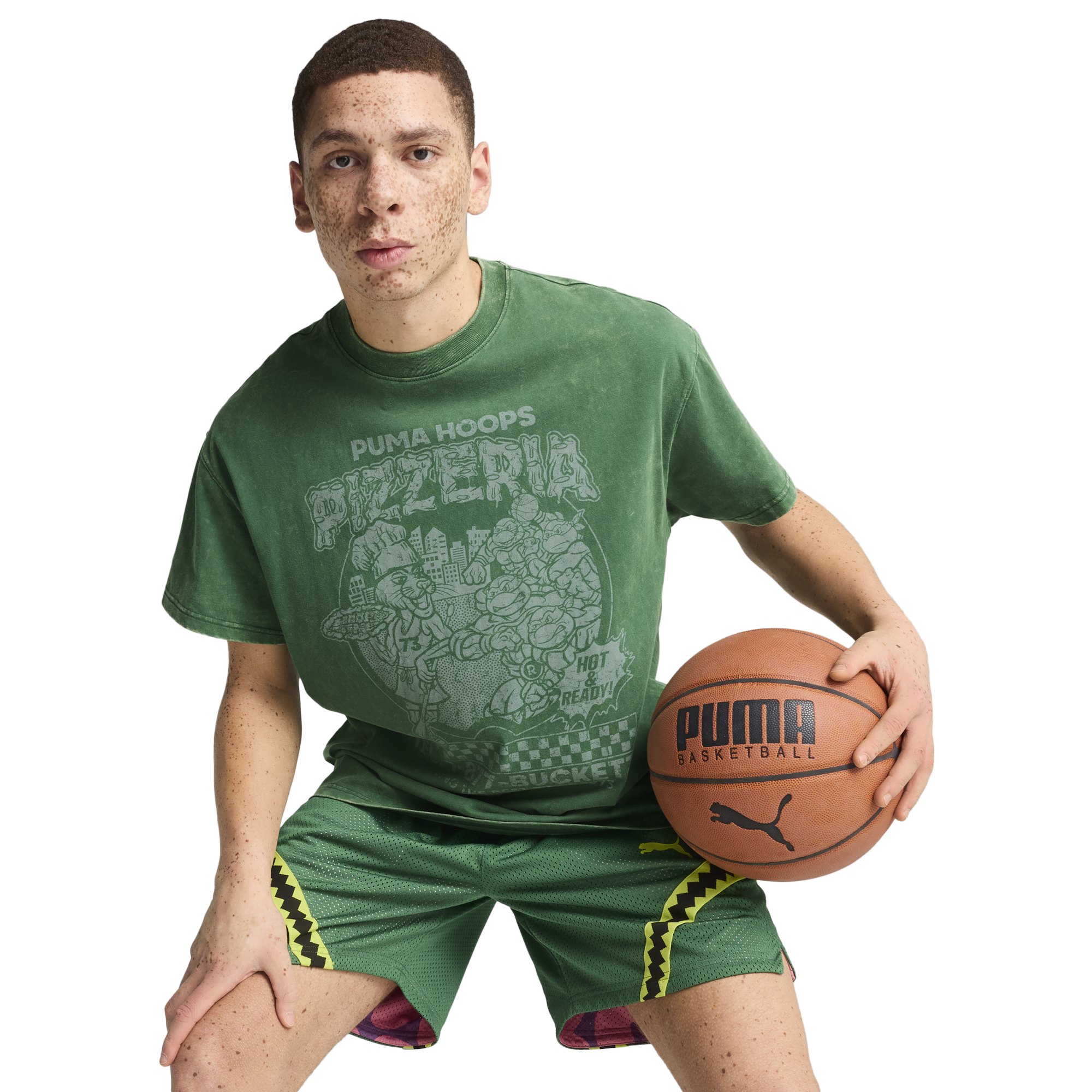 日本未入荷NOMANUALのTURTLE T-SHIRT 全2色 Teenage Mutant Ninja Turtles t-shirt ©2025 Viacom - Light