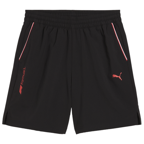 Puma Mens  F1 Ess+ Woven Shorts 7” In Black/red