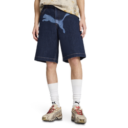 Men's - PUMA x A$AP Rocky Denim Shorts - Dark Denim Blue/Black