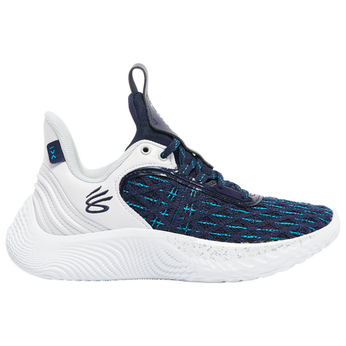 

Under Armour Team Boys Under Armour Team Team Curry 9 - Boys' Grade School Basketball Shoes White/Navy/Navy Size 6.5
