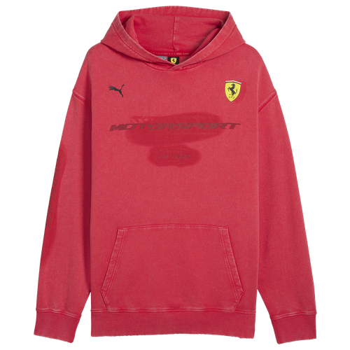 

PUMA Mens PUMA Ferrari Race Desert Sun Las Vegas Hoodie - Mens Rosso Corsa/Tan Size XL