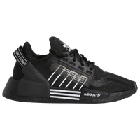 Adidas originals nmd r1  outlet boys' grade school black/white/yellow