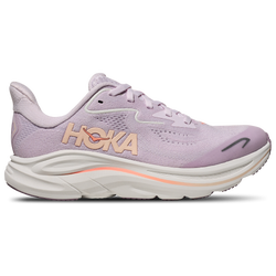 Girls' Grade School - HOKA Clifton 10  - Lilac Cream/Tangerine Glow