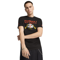 Men's - PUMA F1 DTS Graphic T-Shirt - Black/Red