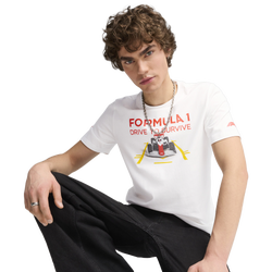 Men's - PUMA F1 DTS Graphic T-Shirt - Red/White