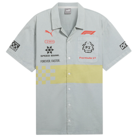 PUMA Palm Tree Club AOP Short Sleeve Shirt | Champs Sports