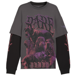 Men's - PUMA Lamelo World Tour-Nament L/S T-Shirt - Grey/Pink