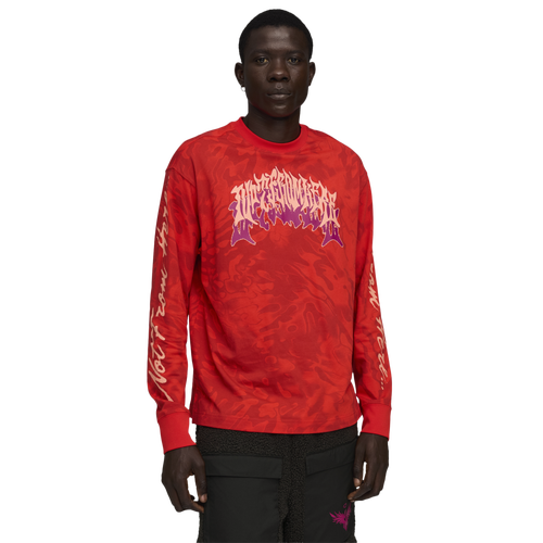  - PUMA Lamelo Supernova Long Sleeve AOP Tee - Puma Red