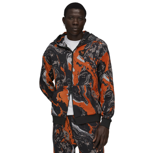 MENS - PUMA LaFrance HEEM Era Full-Zip - Orange Glow/Black
