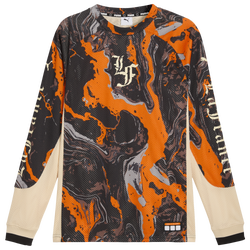 Men's - PUMA LaFrance HEEM Moto Jersey - Orange Glow/Black