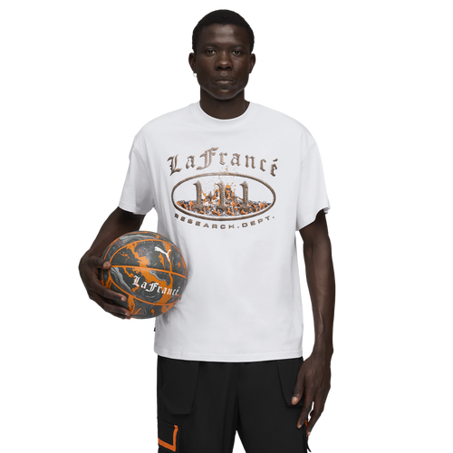 MENS - PUMA Lafrance Heem T-Shirt I - Grey/Orange