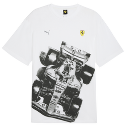 Men's - PUMA Ferrari Car T-Shirt - White