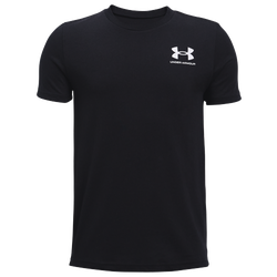 Boys' Grade School - Under Armour Lifestyle Logo T-Shirt - Black