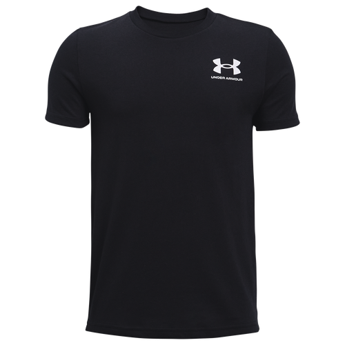 Under Armour Kids' Boys  Lifestyle Logo T-shirt In Black