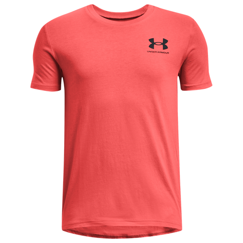 

Boys Under Armour Under Armour Lifestyle Logo T-Shirt - Boys' Grade School Venom Red/Black Size L