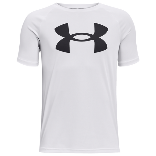 

Boys Under Armour Under Armour Tech Big Logo Short Sleeve T-Shirt - Boys' Grade School White Size XL