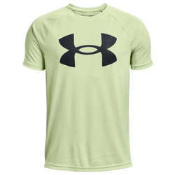 Boys' Grade School - Under Armour Tech Big Logo Short Sleeve T-Shirt - Phosphor Green/Black