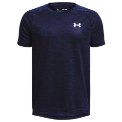 Boys' Grade School - Under Armour Tech 2.0 Short Sleeve T-Shirt - Midnight Navy/White