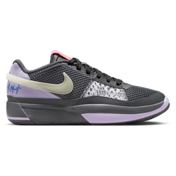 Boys' Grade School - Nike Ja Morant One  - Grey/Purple/Green