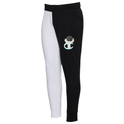 Men's - Champion Reverse Weave Colorblock Joggers - Black/White