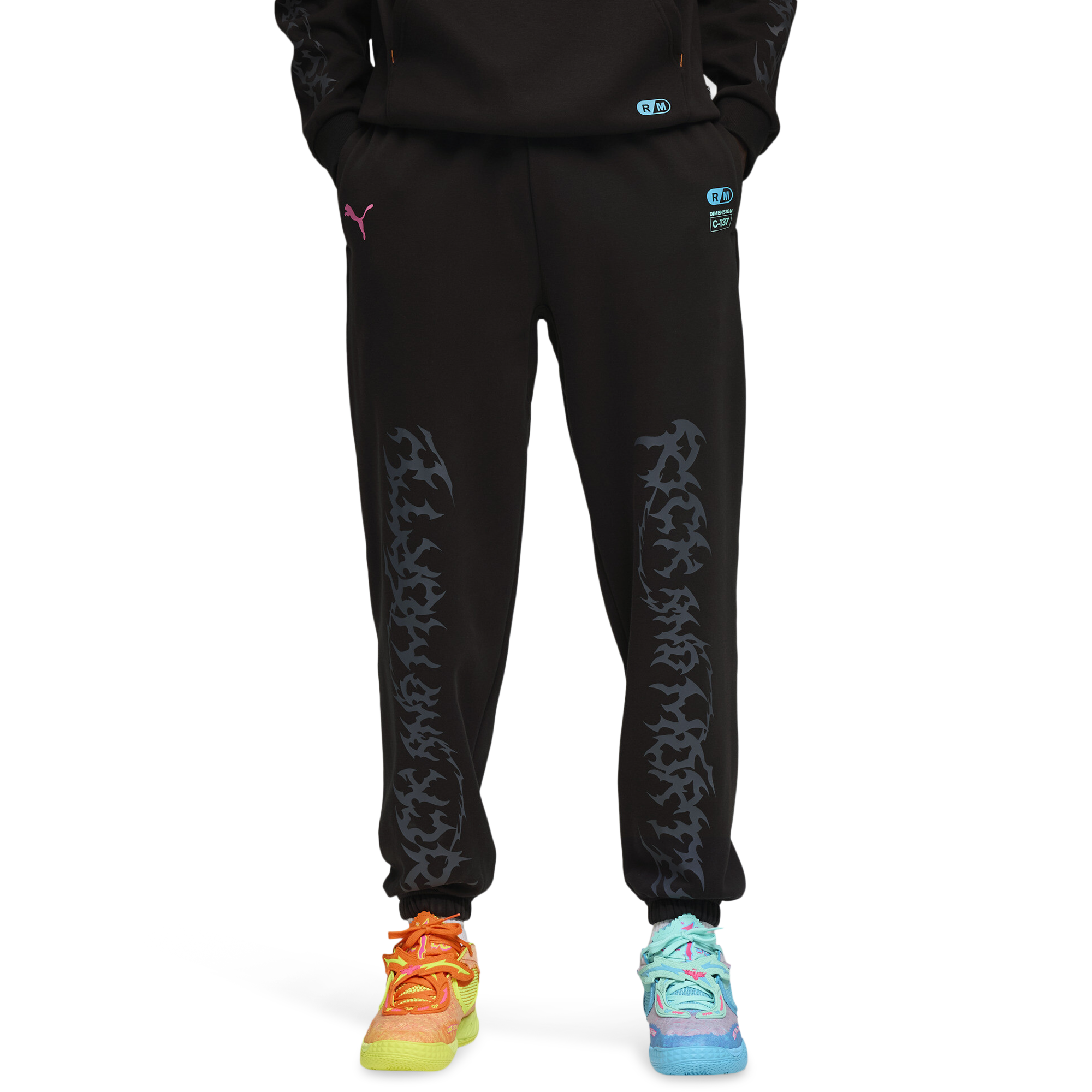 PUMA Hoops x Rick and Morty Sweat Pants - Men's | Foot Locker