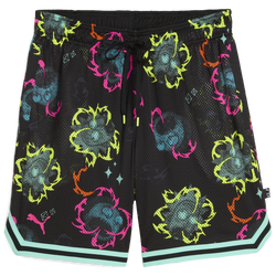 Men's - PUMA R&M AOP Shorts - Black