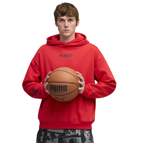  - PUMA Hoops X E.T. Hoodie - For All Time Red/Multi