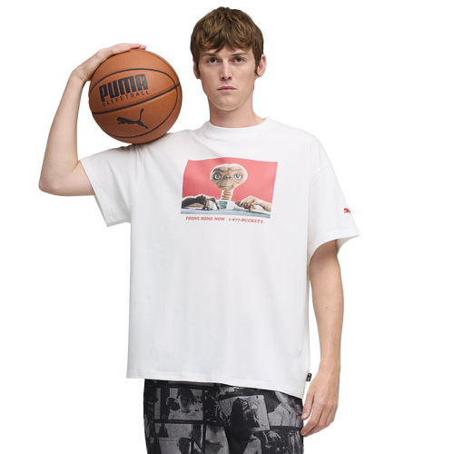 MENS - PUMA Hoops X E.T. T-Shirt I - White/Red
