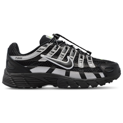 Nike Boys Nike P-6000 - Boys' Grade School Basketball Shoes Silver/Black Size 5.0