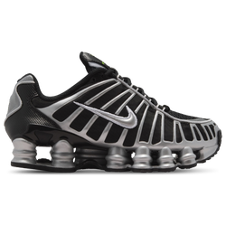 Boys' Grade School - Nike Shox TL - Black/Volt/Metallic Silver