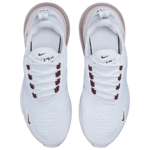 Nike Girls Air Max 270 Girls Grade School Shoes White Burgundy Size 05.5