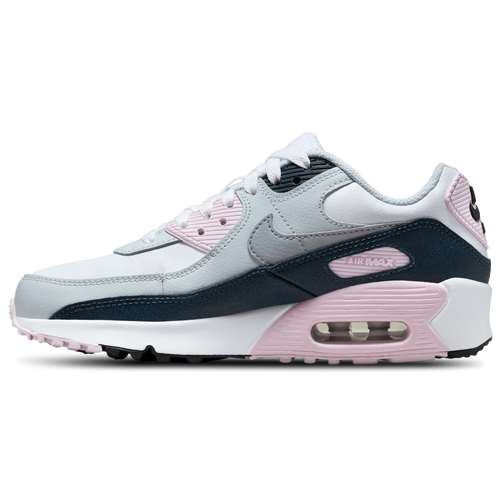 Nike Air Max 90 GS White Wolf Grey Pink Foam