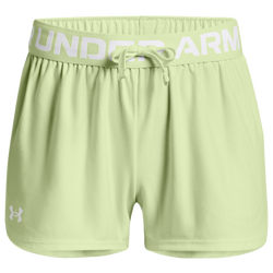 Girls' Grade School - Under Armour Play Up Shorts - Phosphor Green/White