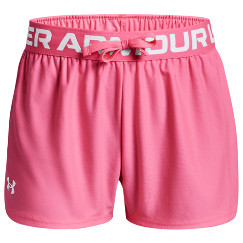 

Girls Under Armour Under Armour Play Up Shorts - Girls' Grade School Pink Punk/White Size L