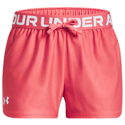 Girls' Grade School - Under Armour Play Up Shorts - Calypso/White