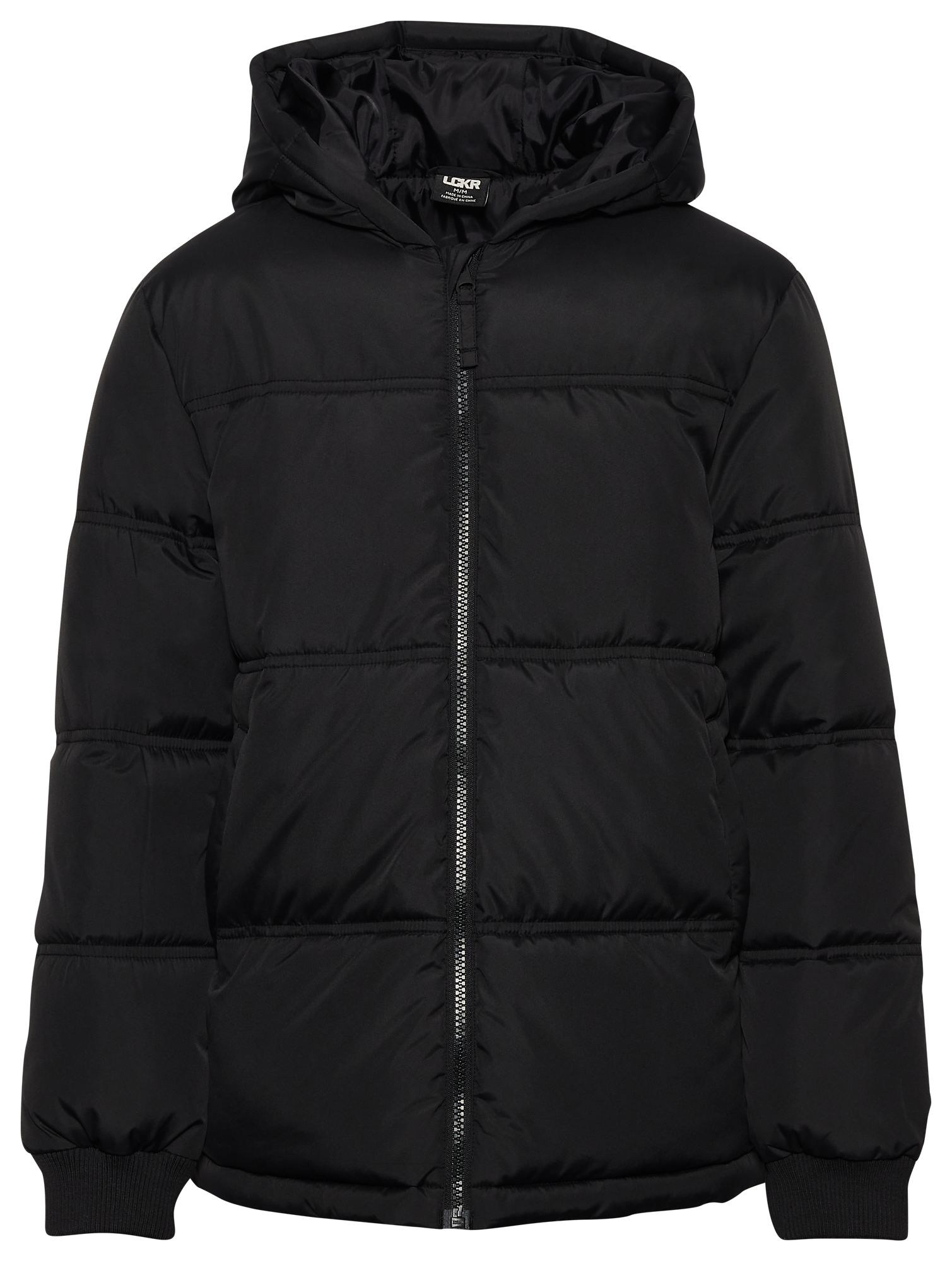 Boys black puffer jackets sale