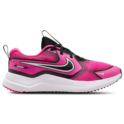 Girls' Grade School - Nike Cosmic Runner  - Laser Fuchsia/White/Black