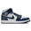 Jordan Jordan 1 SE à mi-cheville - Pour femmes Bleu de minuit/Gris football