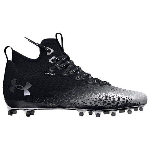 

Under Armour Womens Under Armour Spotlight Clone MC - Womens Football Shoes Black/Black/Metallic Silver Size 7.5