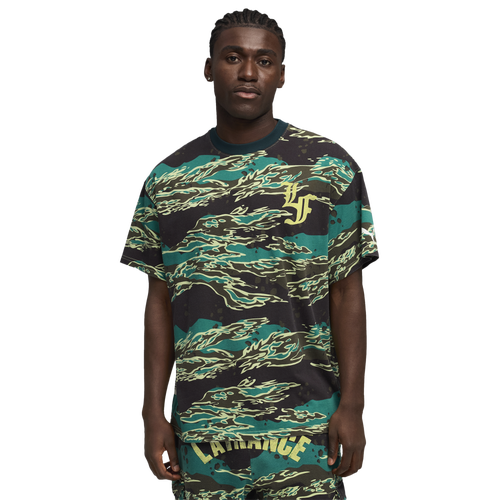  - PUMA LaFrance Supply AOP T-Shirt - Green Terrain Aop/Brown
