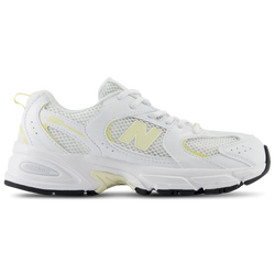 Girls' Grade School - New Balance 530  - White/Yellow