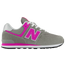 New Balance 574 Core - Girls' Grade School Grey/Pink