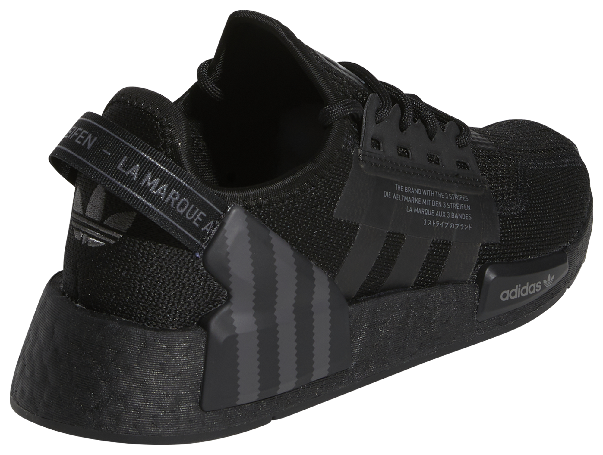 Adidas originals nmd r1  boys' grade school grey/black/red best sale