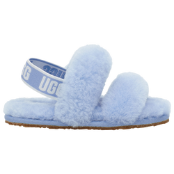 Girls' Toddler - UGG Oh Yeah Slides - Blue/Blue/Blue