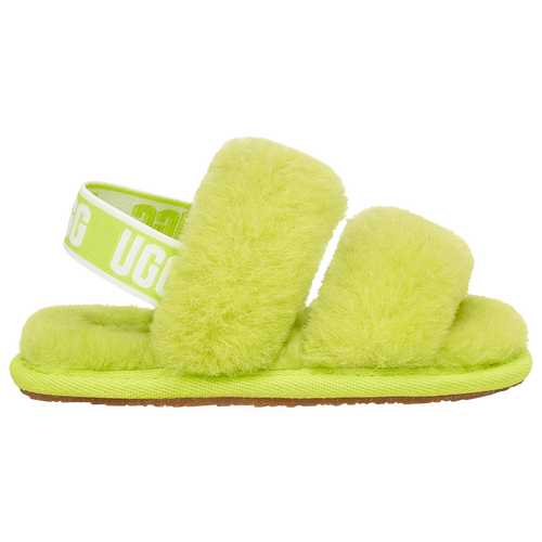 

UGG Girls UGG Oh Yeah Slide - Girls' Toddler Shoes Key Lime/Green Size 11.0