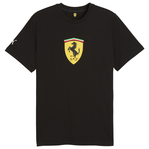 MENS - PUMA Ferrari Colored Shield Tee - Black