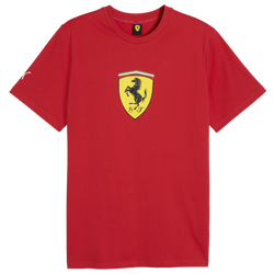 Men's - PUMA Ferrari Colored Shield Tee - Rosso Corsa