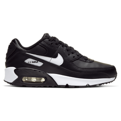 Boys' Grade School - Nike Air Max 90  - Black/White/Black