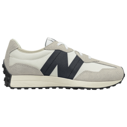 Boys' Grade School - New Balance 327  - Black/Silver Birch/White