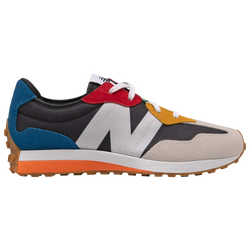 Boys' Grade School - New Balance 327 - Fog/Black/Multi